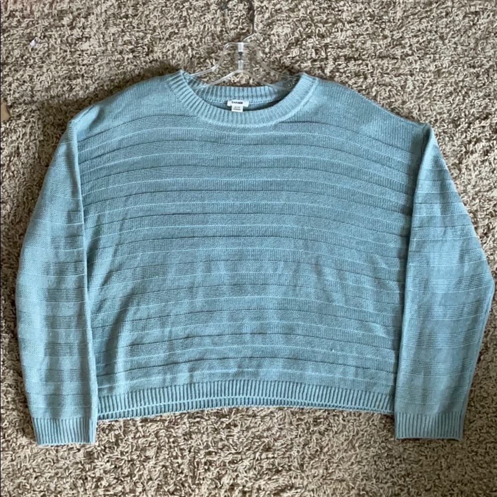 LIKE NEW Garage Blue/Green Sweater
